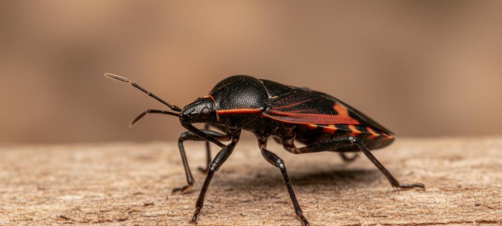 a kissing bug up close